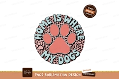 Home Is Where My Dogs Paw Print image Product Image 1