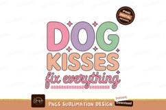 Dog Kisses Fix Everything pink Product Image 1