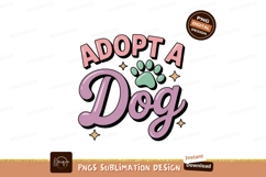 Adopt A Dog Paw Print puppy Product Image 1