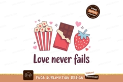 Popcorn chocolate strawberry hearts image Product Image 1