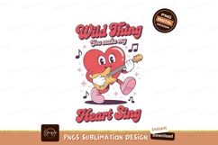 Heart playing guitar with text music singing Product Image 1