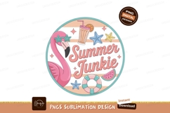 Pink flamingo beverage stars watermelon lifebuoy image Product Image 1