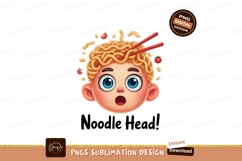 Surprised child with noodles and chopsticks tomato Product Image 1