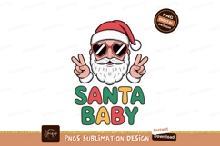 Festive Santa With Heart Sunglasses christmas holiday Product Image 1