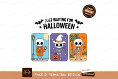 Skeleton friends anticipating Halloween costume witch Product Image 1