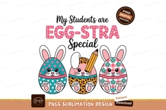 Easter bunny eggs with pencil pink Product Image 1