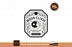 Moon Elixir Apotheca Label Design midnight blend Product Image 1