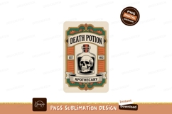Skull potion apothecary label bottle Product Image 1