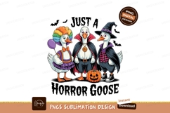 Halloween ducks dressed as vampire witch and clown Product Image 1