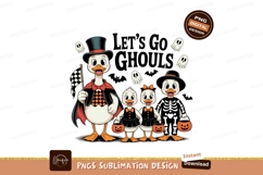Halloween ducks trick or treat costumes skeleton Product Image 1