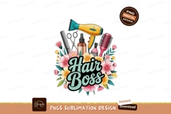 Hairdresser Tools Flowers And Text scissors comb Product Image 1