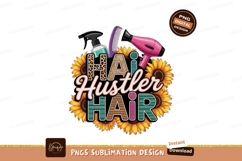 Hair Hustler Sunflowers Stylist Tools dryer comb Product Image 1