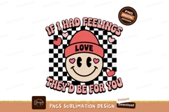 Smiley face with love text and hearts pink Product Image 1