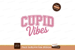 Pink Cupid Vibes Text lettering Product Image 1