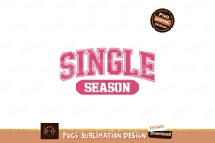 Single Season Text Design lettering pink Product Image 1