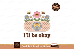 Happy flowers peace band aid bees bandaid Product Image 1