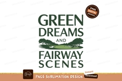 Green Dreams Fairway Scenes Golf Landscape trees Product Image 1