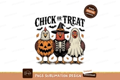 Halloween chickens pumpkin skeleton ghost costume image Product Image 1