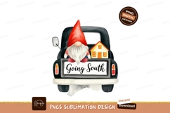 Gnome Truck With House white Product Image 1