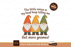 Three colorful gnomes with beards orange yellow Product Image 1