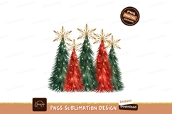 Festive Trees Snowflakes Lights Christmas holiday Product Image 1