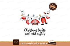 Santa clothes and festive lights christmas holiday Product Image 1