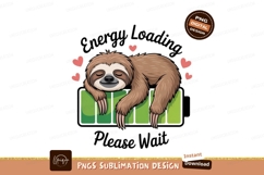 Lazy sloth sleeping on green bar image Product Image 1