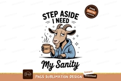 Tired Goat Holding Sanity Mug robe Product Image 1