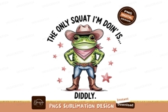Cowboy frog with pink bandana and stars boots Product Image 1