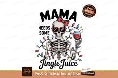 Skeleton mama festive drink wine Product Image 1