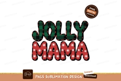 Jolly Mama Christmas Text holiday festive Product Image 1