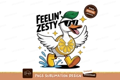 Cool duck with lemon and boots sunglasses leaf Product Image 1