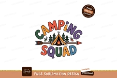 Camping Squad Adventure Graphic tent fire Product Image 1