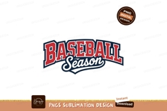 Baseball Season Text Graphic sports Product Image 1