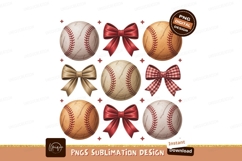 Baseball Bows Festive Sports Decorations ribbon gold Product Image 1