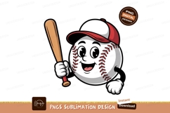 Baseball player holding bat white Product Image 1