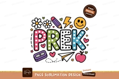 Prekindergarten school supplies and symbols preschool Product Image 1
