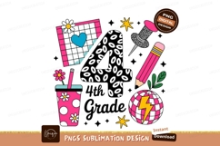 Fourth Grade School Supplies Celebration pencil Product Image 1