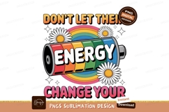 Battery energy rainbow daisies flowers Product Image 1