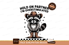 Cowboy raccoon wearing boots western Product Image 1