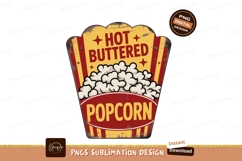 Vintage Popcorn Sign snack movie Product Image 1