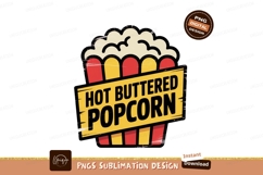 Hot Buttered Popcorn Snack food Product Image 1