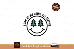 Two green fir trees nature forest Product Image 1