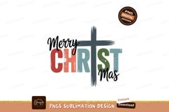 Merry Christ holiday cross religious Product Image 1