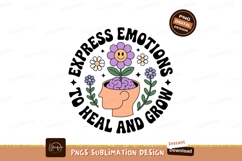Head brain flower growth illustration purple Product Image 1