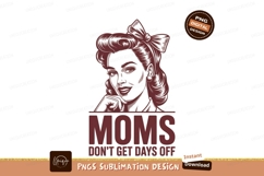 Vintage Mom Portrait With Text retro woman Product Image 1