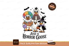 Cute ducks in halloween costumes clown ghost Product Image 1