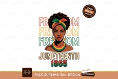 Juneteenth freedom woman black african Product Image 1