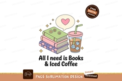 Books And Coffee Love iced drink Product Image 1
