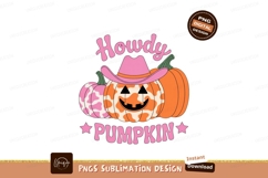 Howdy Pumpkin Western Cowboy Hat Halloween Product Image 1